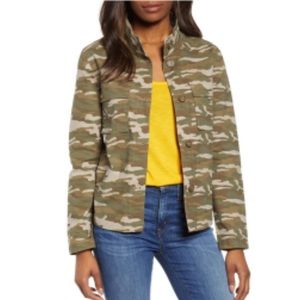 Caslon | Short Camo Utility Jacket *NWT*